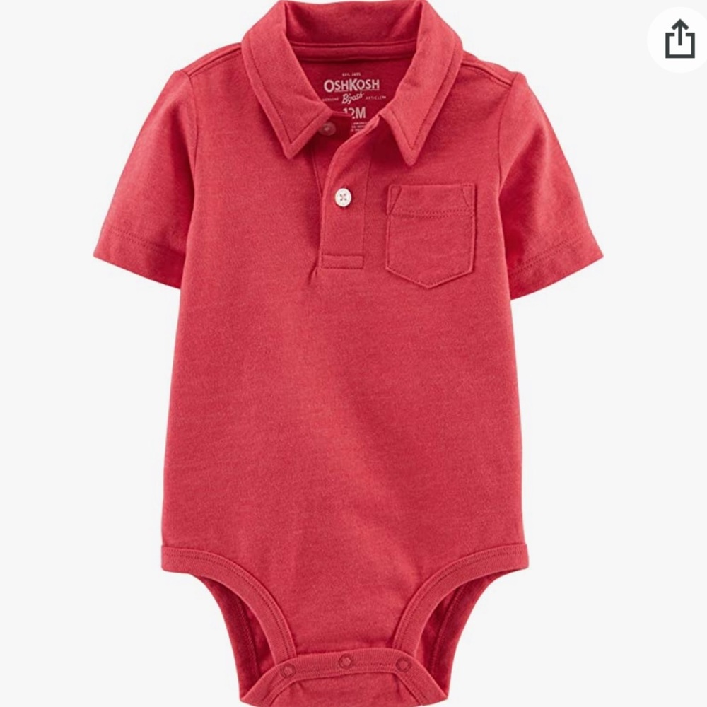 OshKosh Polo Onesie with Pocket